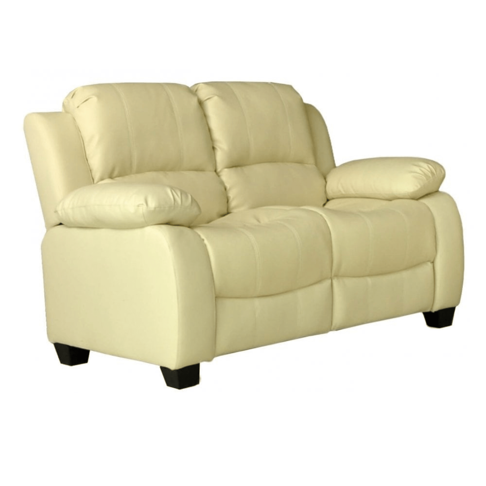 Valerie Cream Leather Modern 3+2+1 Seater Sofa Set - Furniture Instore