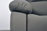 Close-up of the Valerie Grey Fabric Modern Seater Sofa Set – FurnitureInStore