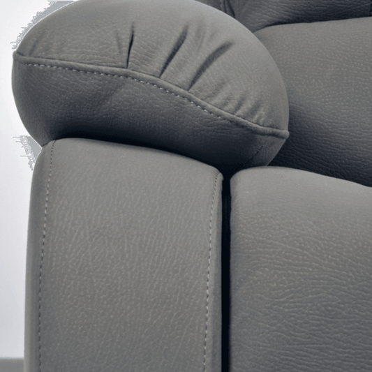 Valerie grey fabric couch full view 3 seater