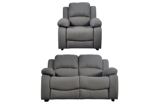 Valerie Grey Fabric Sofa Modern 2+1 Seater Sofa Set - Furniture Instore