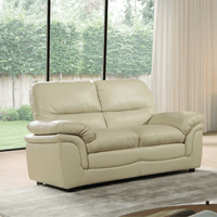 Verona Cream Leather 3+2+1 Seater Sofa Set - Furniture Instore