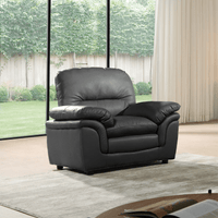 Verona Grey Leather 3+2+1 Seater Sofa Set - Furniture Instore