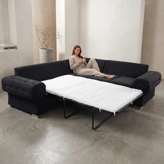 verona-high-back-black-fabric-corner-couch-bed
