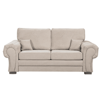 Verona High Back Cream Fabric 2+2 Seater Sofa Set - Furniture Instore