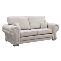 Verona High Back Cream Fabric 3+2 Seater Sofa Set - Furniture Instore