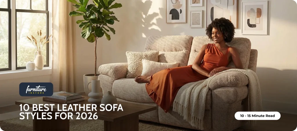 10 Best Leather Sofa Styles for 2026 - Furniture Instore