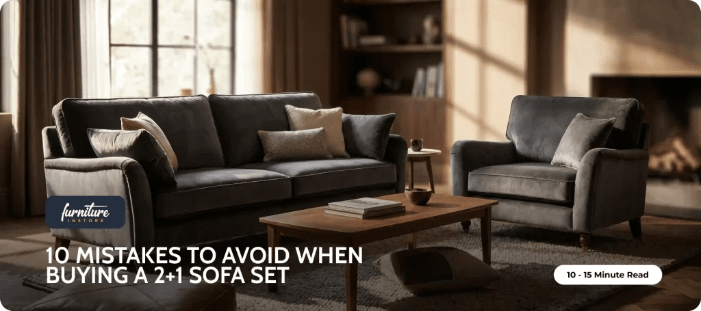 10 Mistakes to Avoid When Buying a 2+1 Sofa Set - Furniture Instore