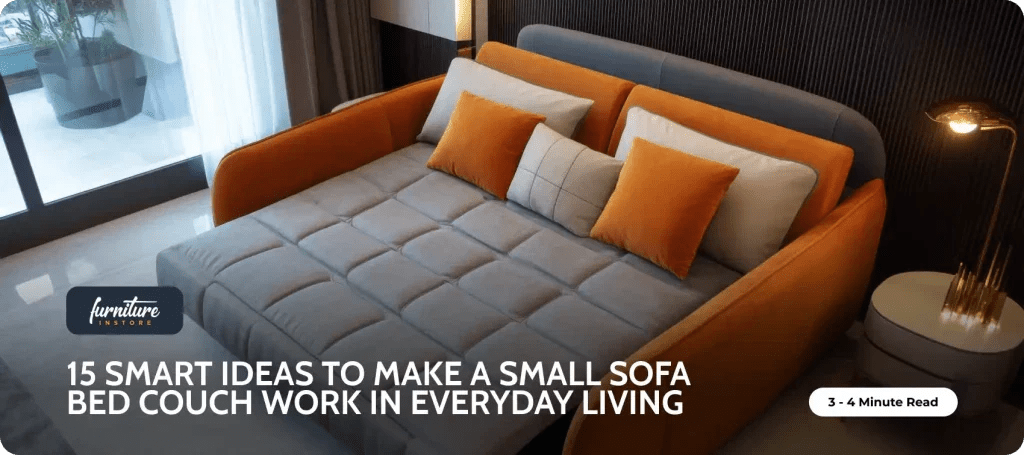 15 Smart Ideas to Make a Small Sofa Bed Couch Work in Everyday Living Spaces - Furniture Instore