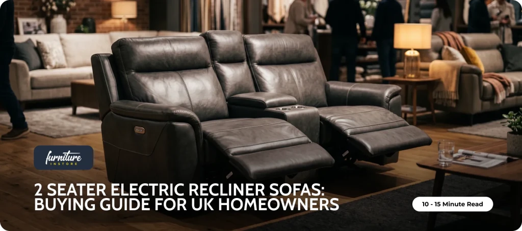 2 Seater Electric Recliner Sofas: A Proper Guide for UK Homeowners - Furniture Instore