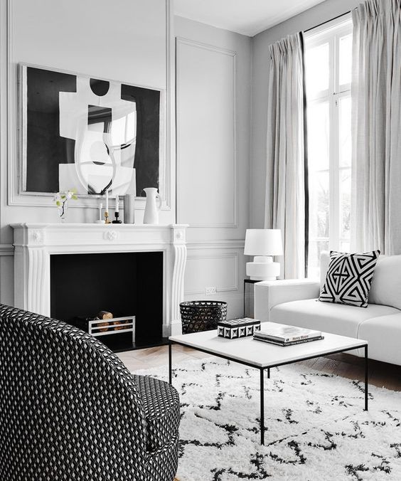 5 Ways to Style a Black and White Living Room - Furniture Instore