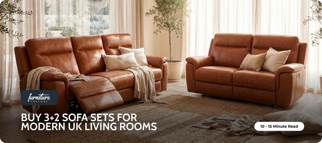 Best Sofa Colours for 3+2 Sofa Sets in Modern UK Homes