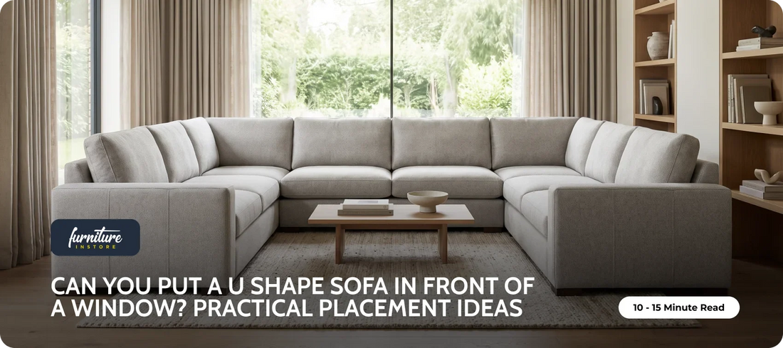 Can You Put a U Shape Sofa in Front of a Window? Practical Placement Ideas
