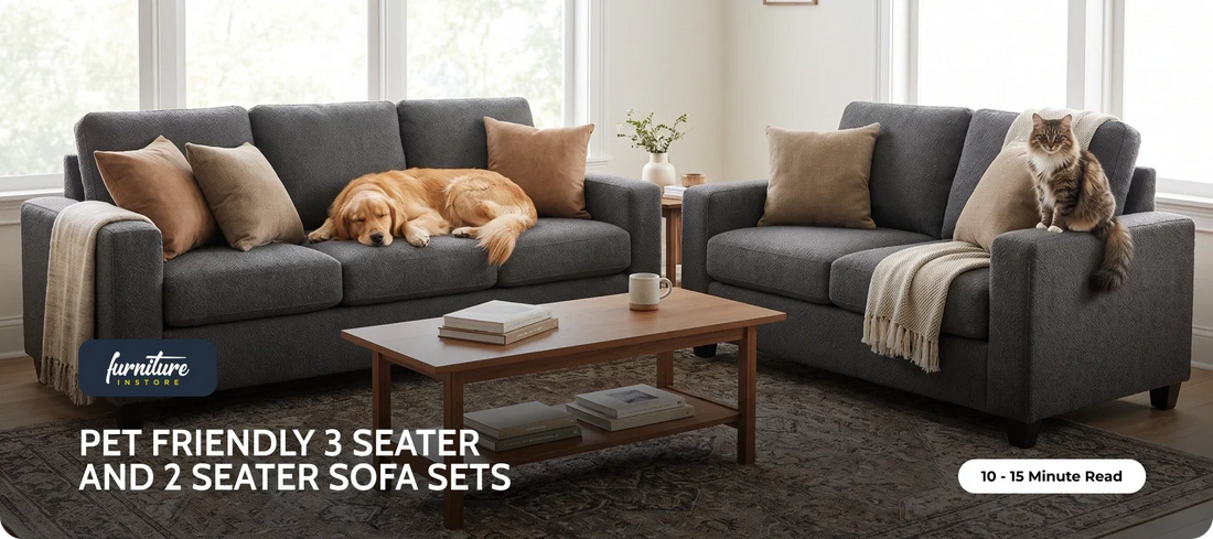 Pet-Friendly 3 Seater and 2 Seater Sofa Sets: What to Look For