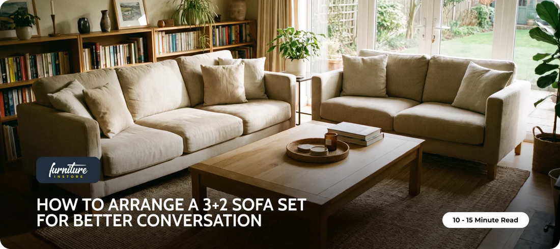 How to Arrange a 3+2 Sofa Set for Better Conversation