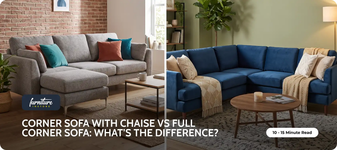Corner Sofa with Chaise vs Full Corner Sofa: What Is the Difference?