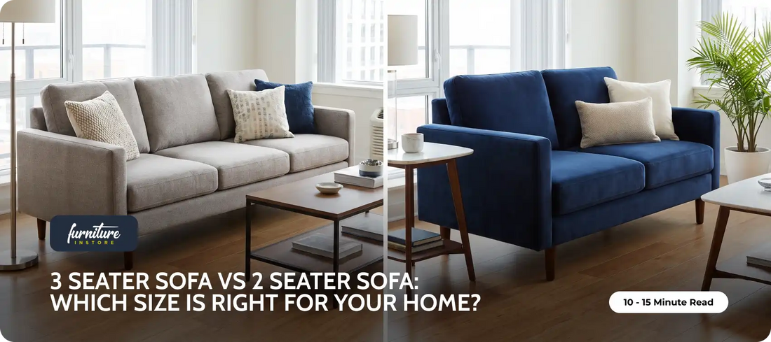 3 Seater Sofa vs 2 Seater Sofa: Which Size Is Right for Your Home?