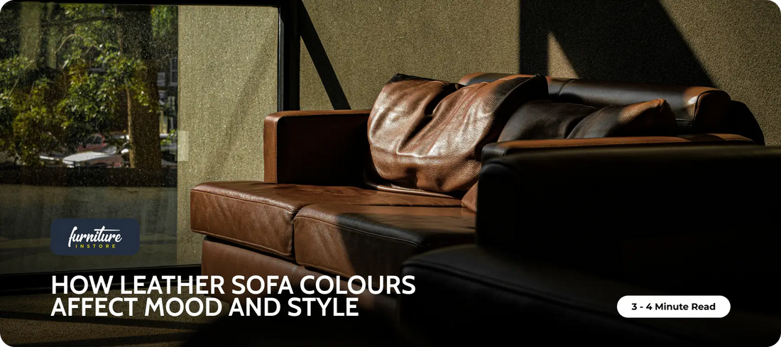 How Leather Sofa Colours Affect Mood and Style
