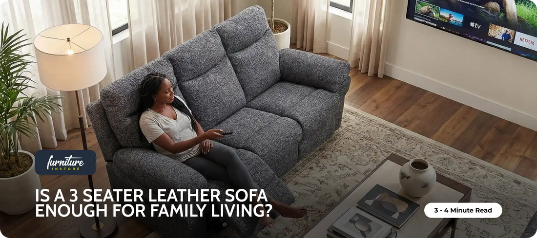 Is a 3 Seater Leather Sofa Enough for Family Living?