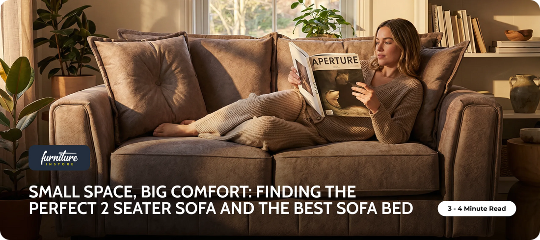 Small Space, Big Comfort: Finding the Perfect 2 Seater Sofa and the Best Sofa Bed