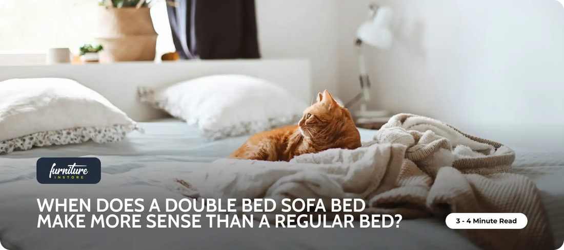 When Does a Double Bed Sofa Bed Make More Sense Than a Regular Bed?