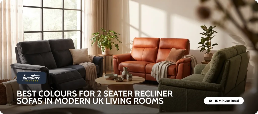 Best Colours for 2 Seater Recliner Sofas in Modern UK Living Rooms - Furniture Instore