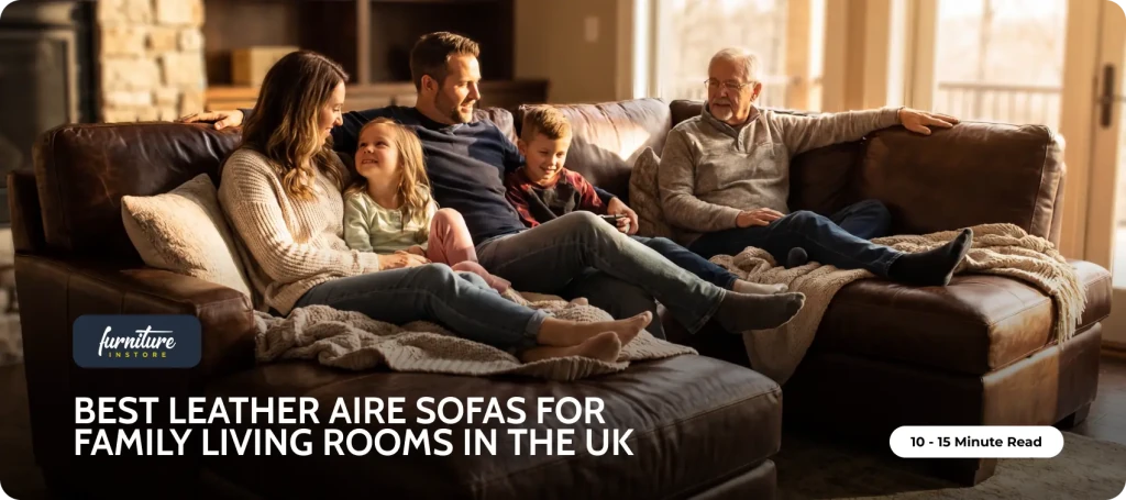 Best Leather Aire Sofas for Family Living Rooms in the UK