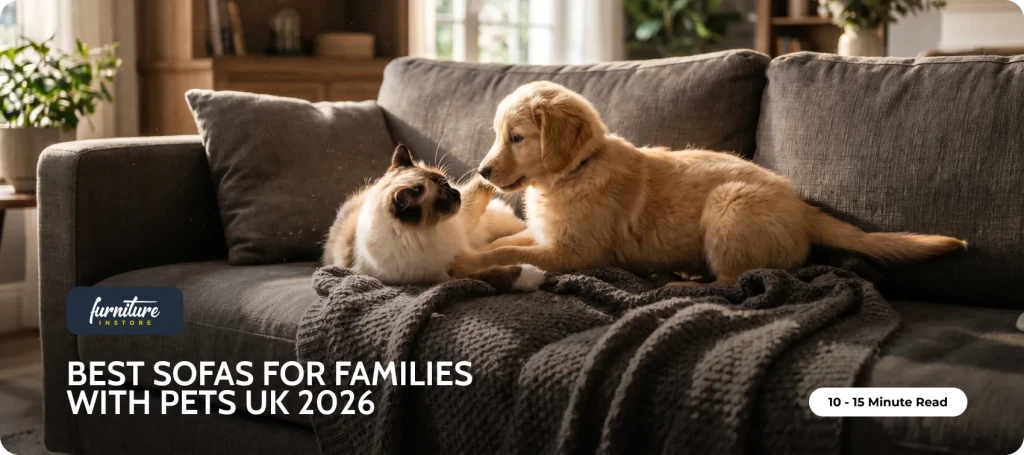 Best Sofas for Pet Owners UK 2026 — Furniture Instore feature image