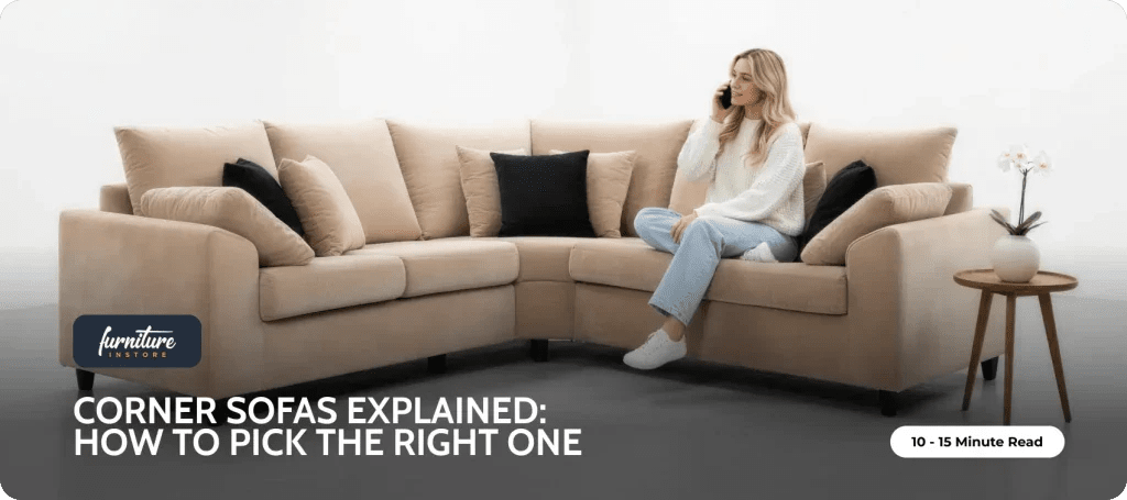 Corner Sofas Explained: How to Pick the Right One for Your Living Room? - Furniture Instore