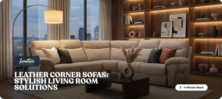 Leather Corner Sofas: Space Saving and Stylish Living Room Solutions