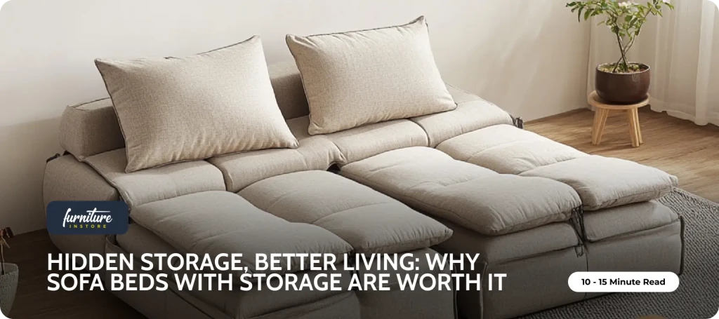 Hidden Storage, Better Living: Why Sofa Beds with Storage Are Worth It - Furniture Instore