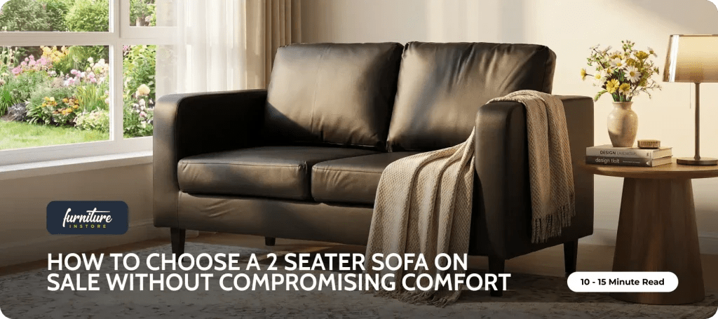 How to Choose a 2 Seater Sofa on Sale Without Compromising Comfort - Furniture Instore