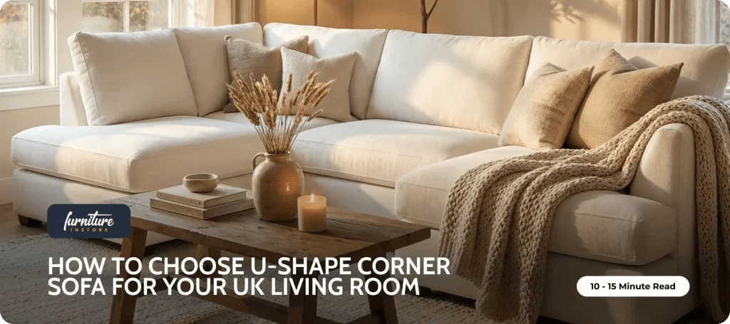 How to Choose the Perfect U-Shape Corner Sofa for Your UK Living Room - Furniture Instore