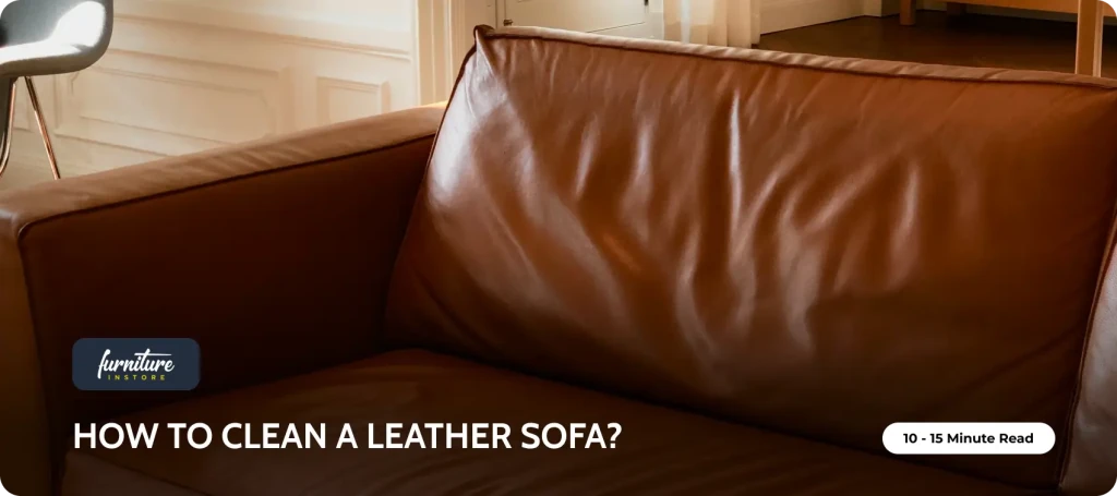How to Clean a Leather Sofa? - Furniture Instore