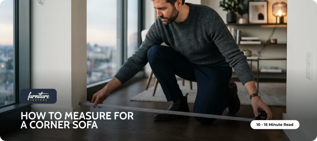How to Measure for a Corner Sofa — Furniture Instore feature image