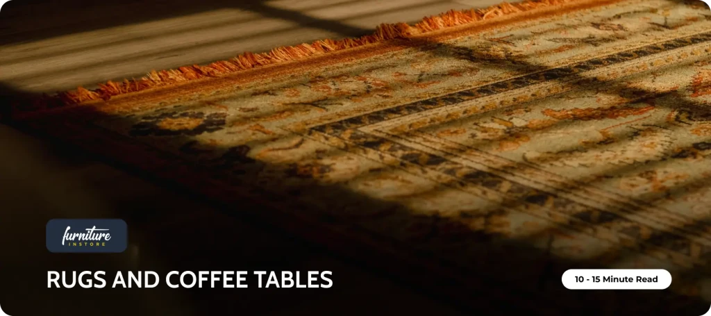 How to Pair Rugs and Coffee Tables Like a Designer? - Furniture Instore