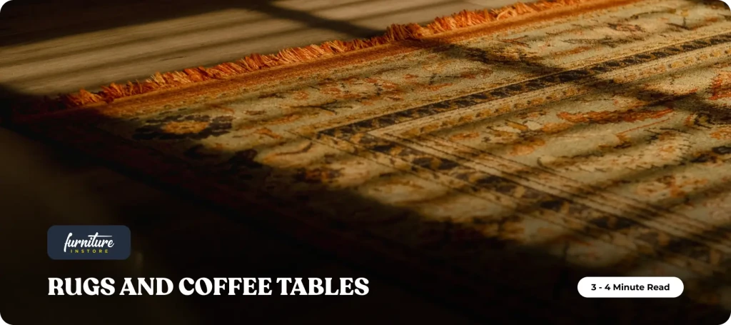How to Pair Rugs and Coffee Tables Like a Designer? - Furniture Instore