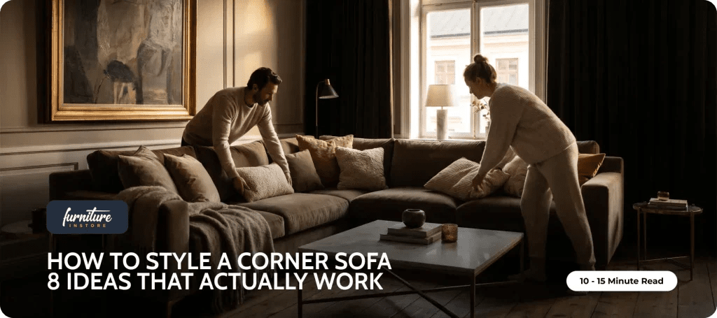 How to Style a Corner Sofa — Furniture Instore feature image