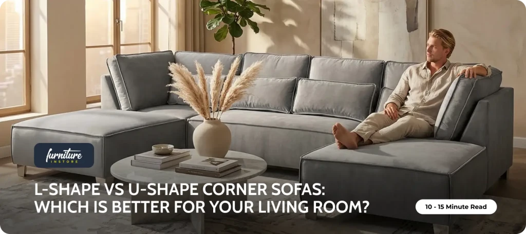 L-Shape vs U-Shape Corner Sofas: Which Is Better for Your Living Room? - Furniture Instore