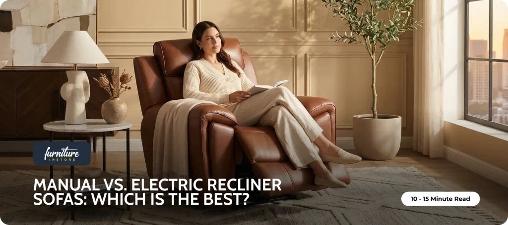 Manual vs. Electric Recliner Sofas: Which is the Best for Your Home? - Furniture Instore