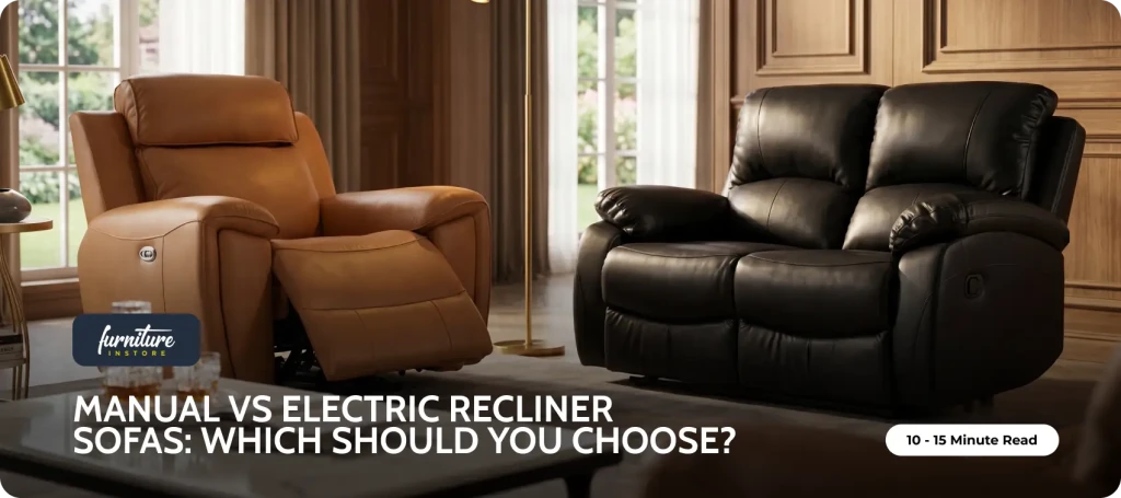 Manual vs Electric Recliner Sofas: Which Should You Choose? - Furniture Instore