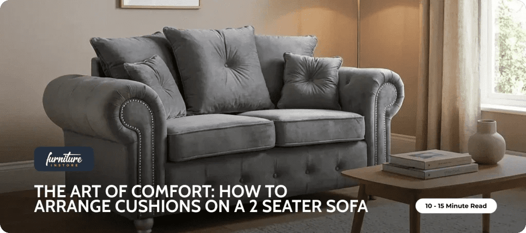 The Art of Comfort: How to Arrange Cushions on a 2 Seater Sofa - Furniture Instore