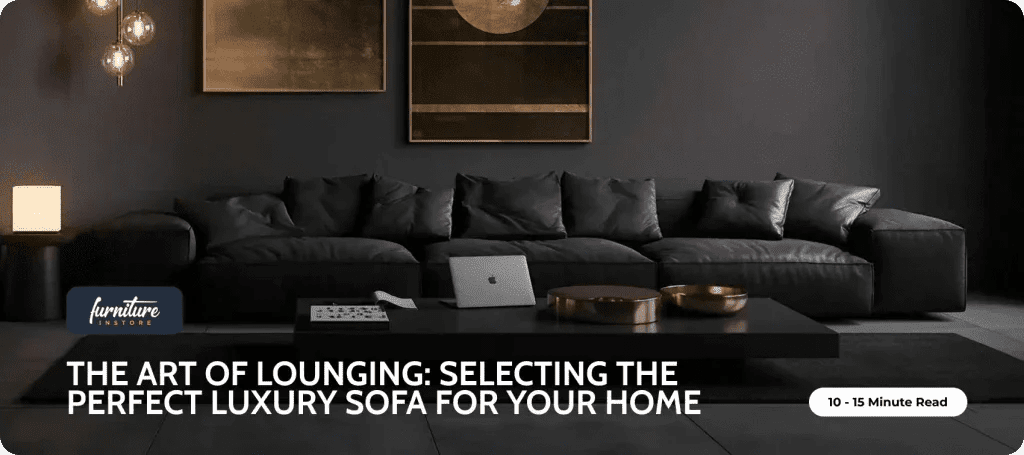 The Art of Lounging: Selecting the Perfect Luxury Sofa for Your Home - Furniture Instore