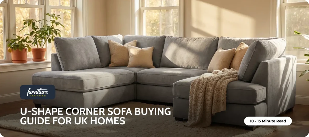 U-Shape Corner Sofa Buying Guide for UK Homes - Furniture Instore