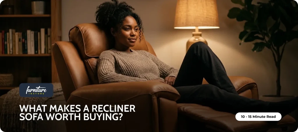 What Makes a Recliner Sofa Worth Buying? - Furniture Instore
