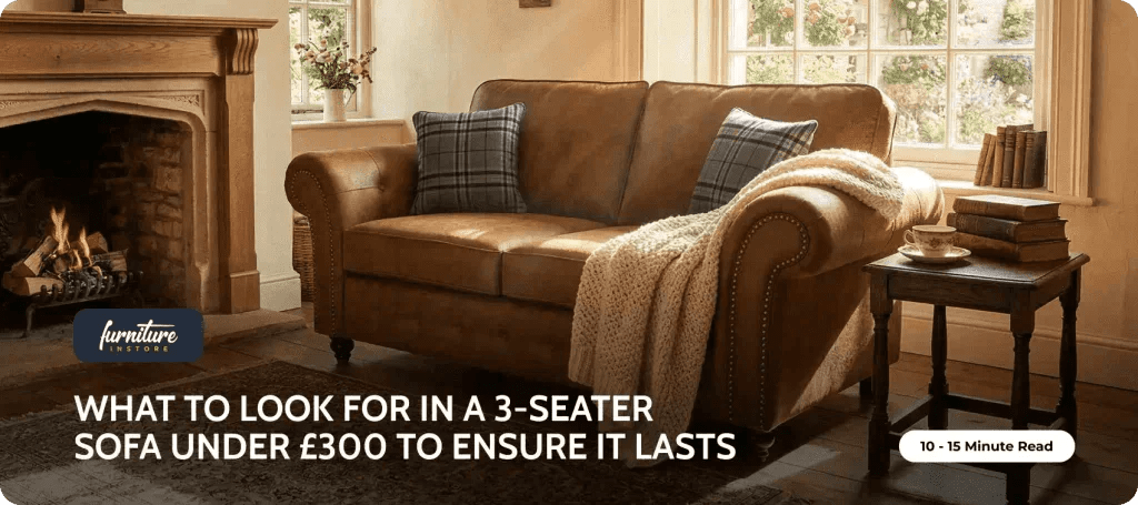 What to Look for in a 3-Seater Sofa Under £300 to Ensure It Lasts - Furniture Instore