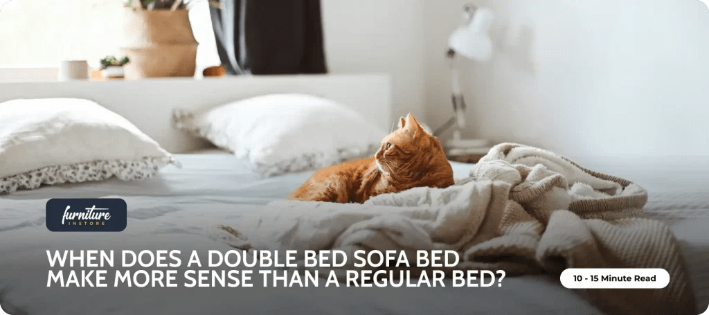 When Does a Double Bed Sofa Bed Make More Sense Than a Regular Bed? - Furniture Instore