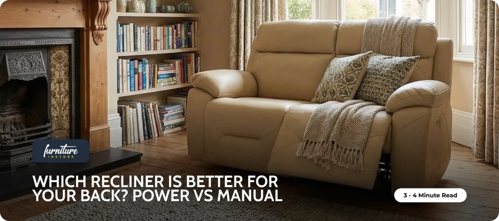 Which Recliner Is Better for Your Back? Power vs Manual Recliner - Furniture Instore