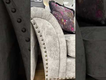 Canterbury Truffle  Fabric Armchair