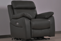 Dandrea Genuine Leather Grey Electric Power Recliner 2+1+1 Seater Sofa Set - Furniture Instore