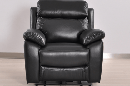 Dandrea Genuine Leather Black Electric Power Recliner 3+2+1 Seater Sofa Set - Furniture Instore